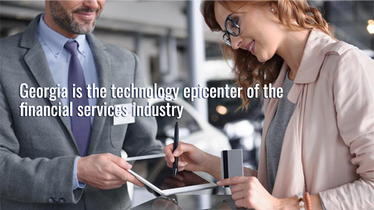Georgia is the technology epicenter of the financial services industry